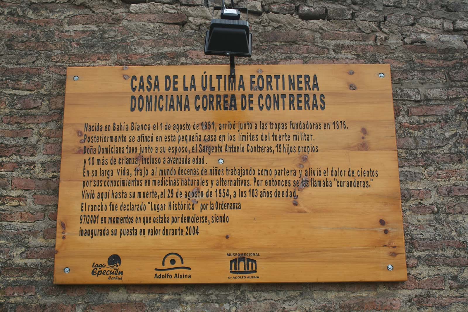 Museo Casa de la Última Fortinera - Dr. Adolfo Alsina - Carhué