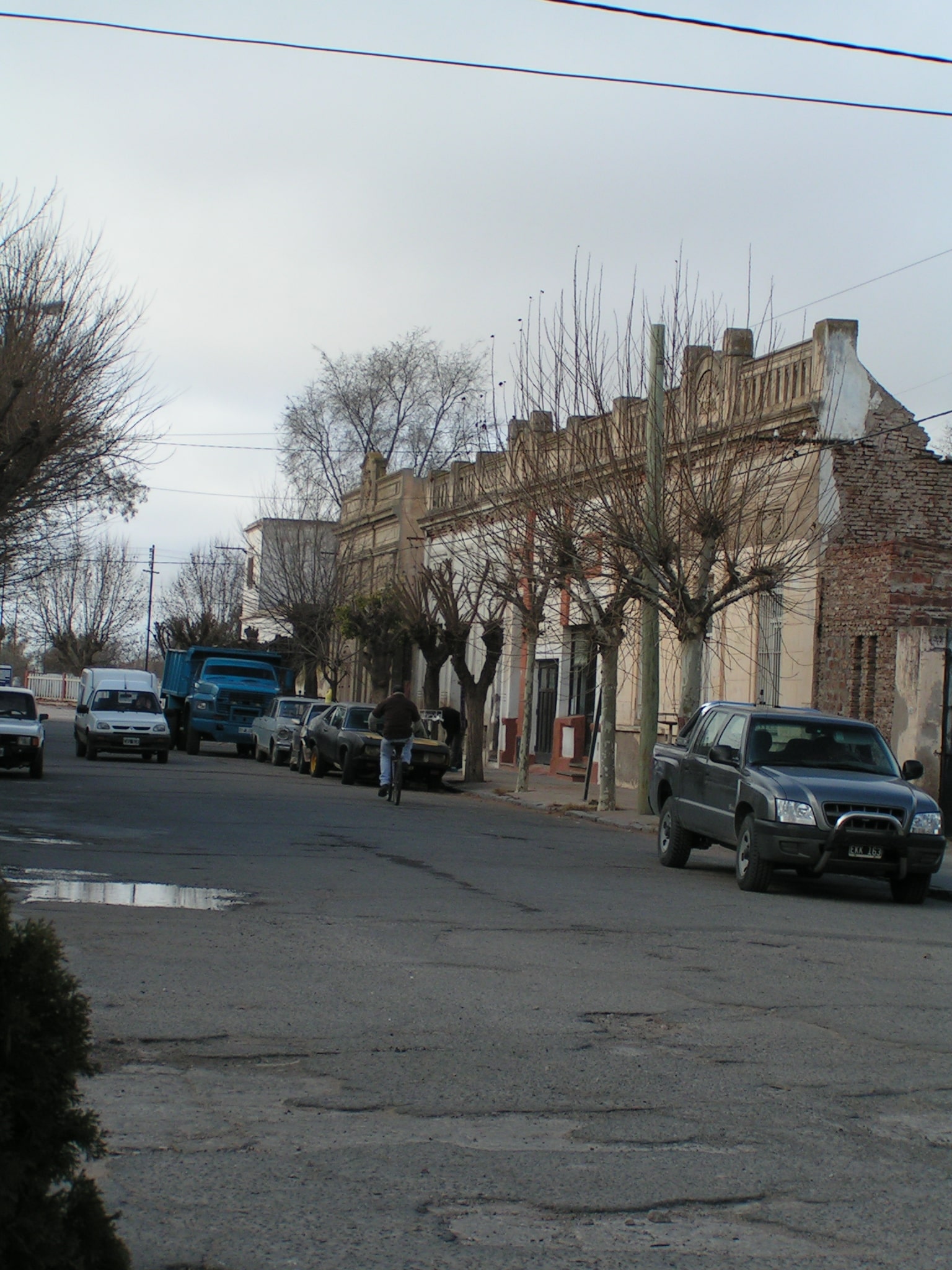 2007, Vista calle Pueyrredon. BARRIO ESTACION CARHUE calle pueyrredon