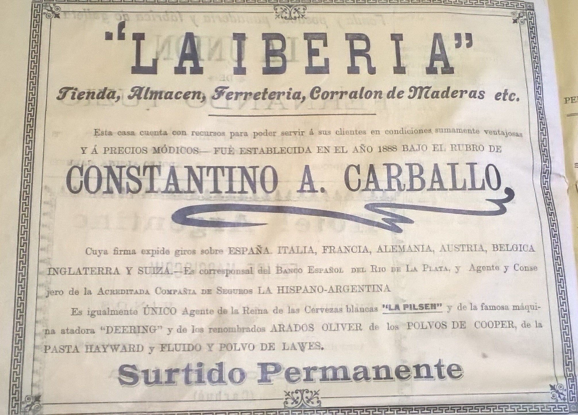 CASA LA ARGENTINA LA IBERIA CARHUE CARBALLO NARBAITZ ERIZE