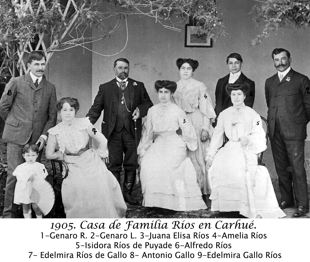 familia genaro rios y gallo carhue