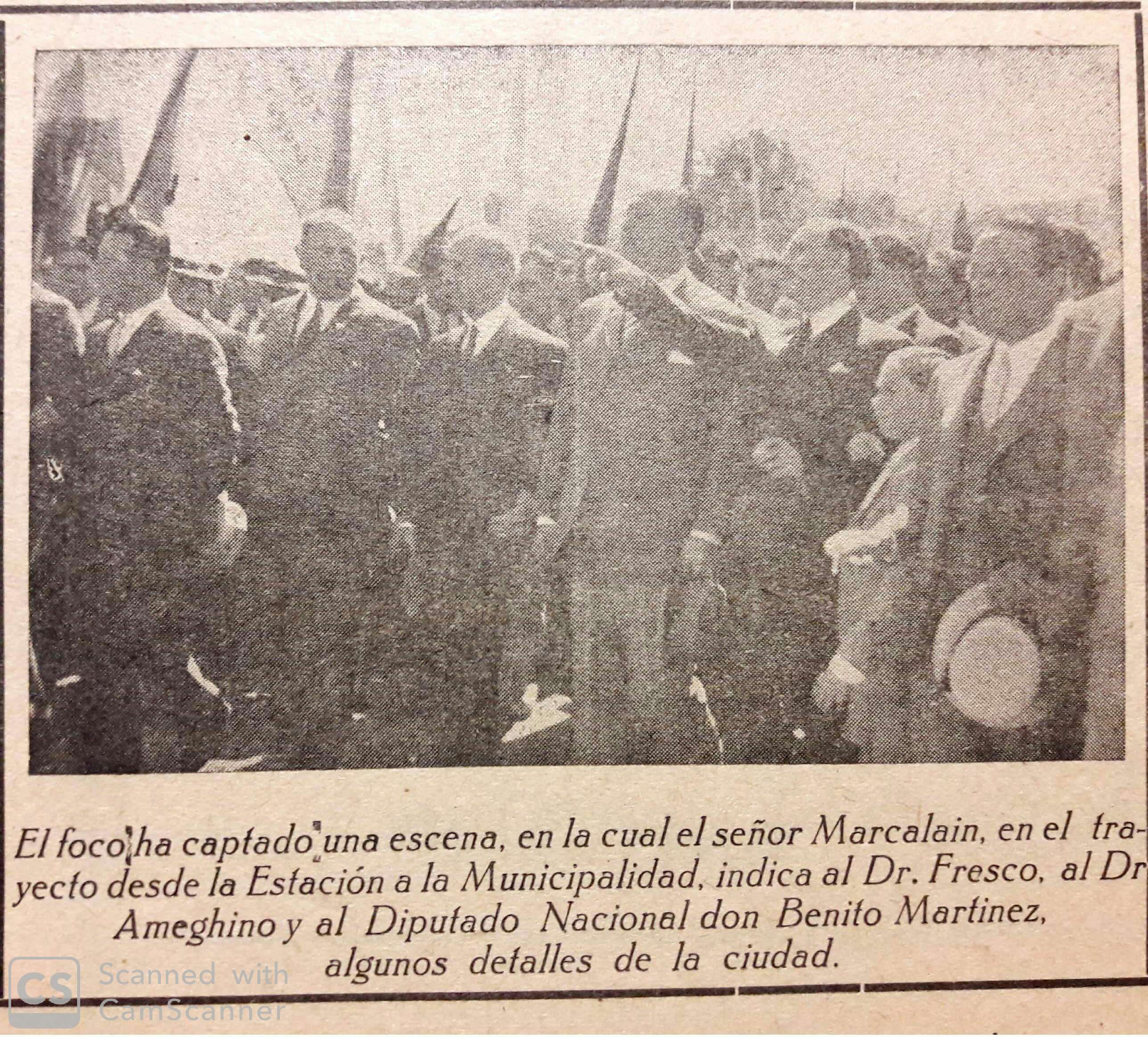 palacio municipal salamone 1937 carhue actos inauguración