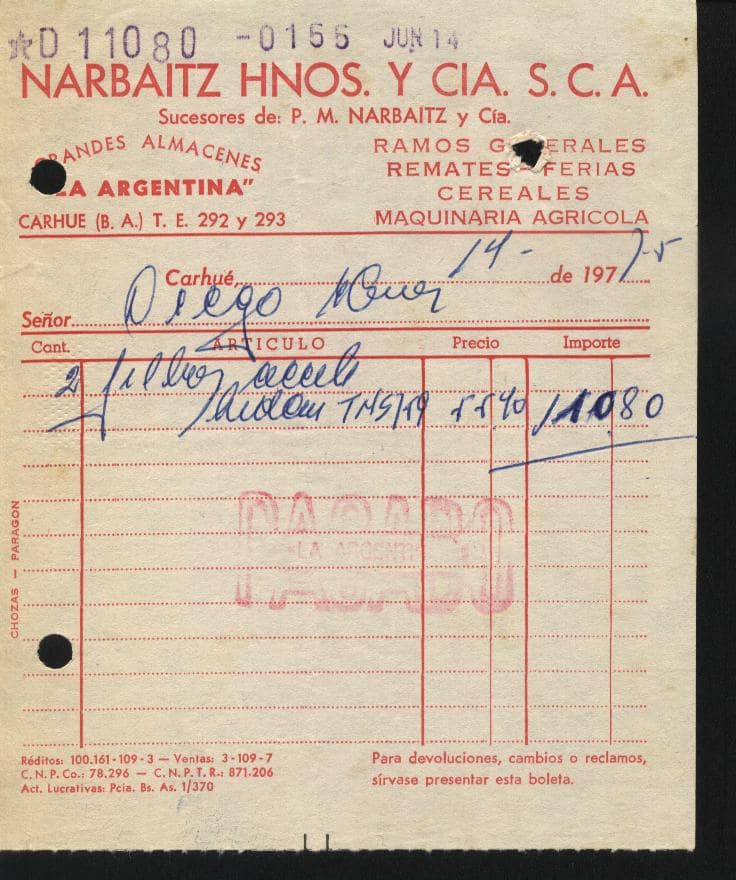 CASA LA ARGENTINA LA IBERIA CARHUE CARBALLO NARBAITZ ERIZE