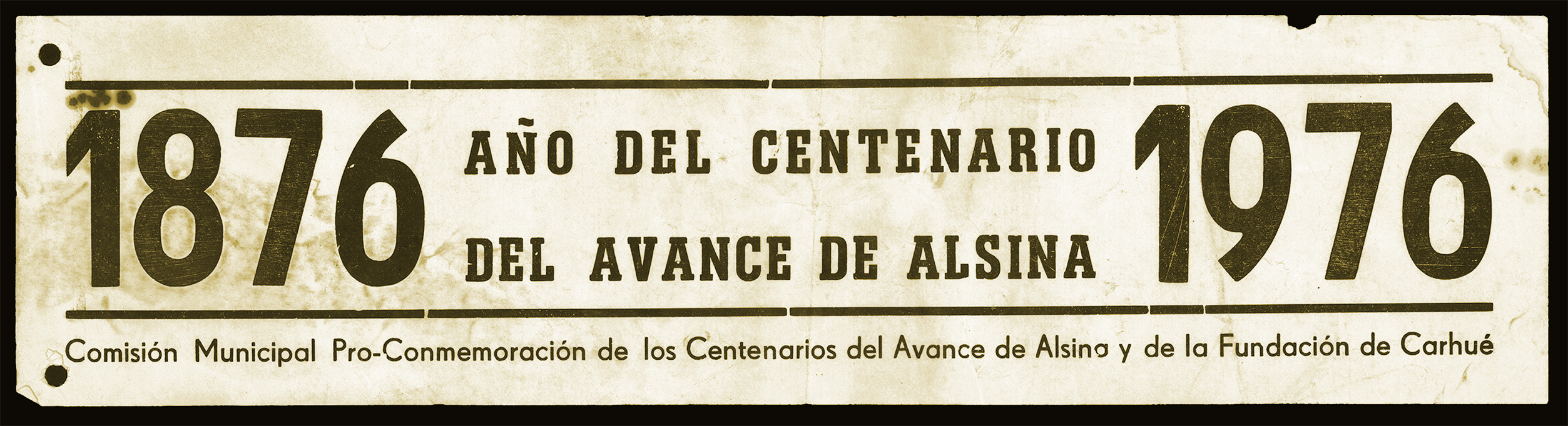 CENTENARIO AVANCE ALSINA 1976 CARHUE