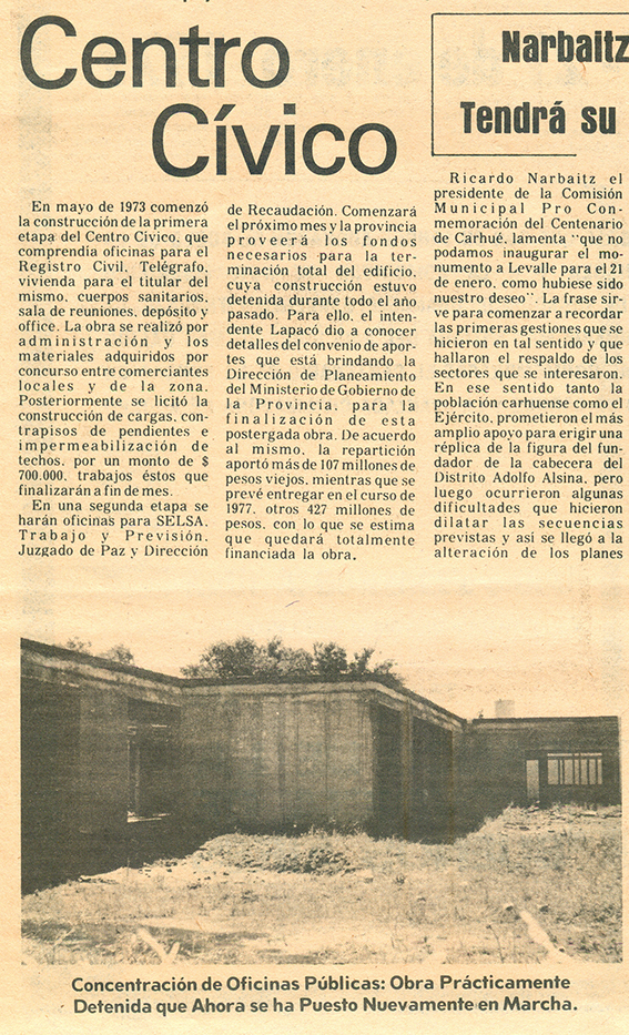 centro cívico carhue