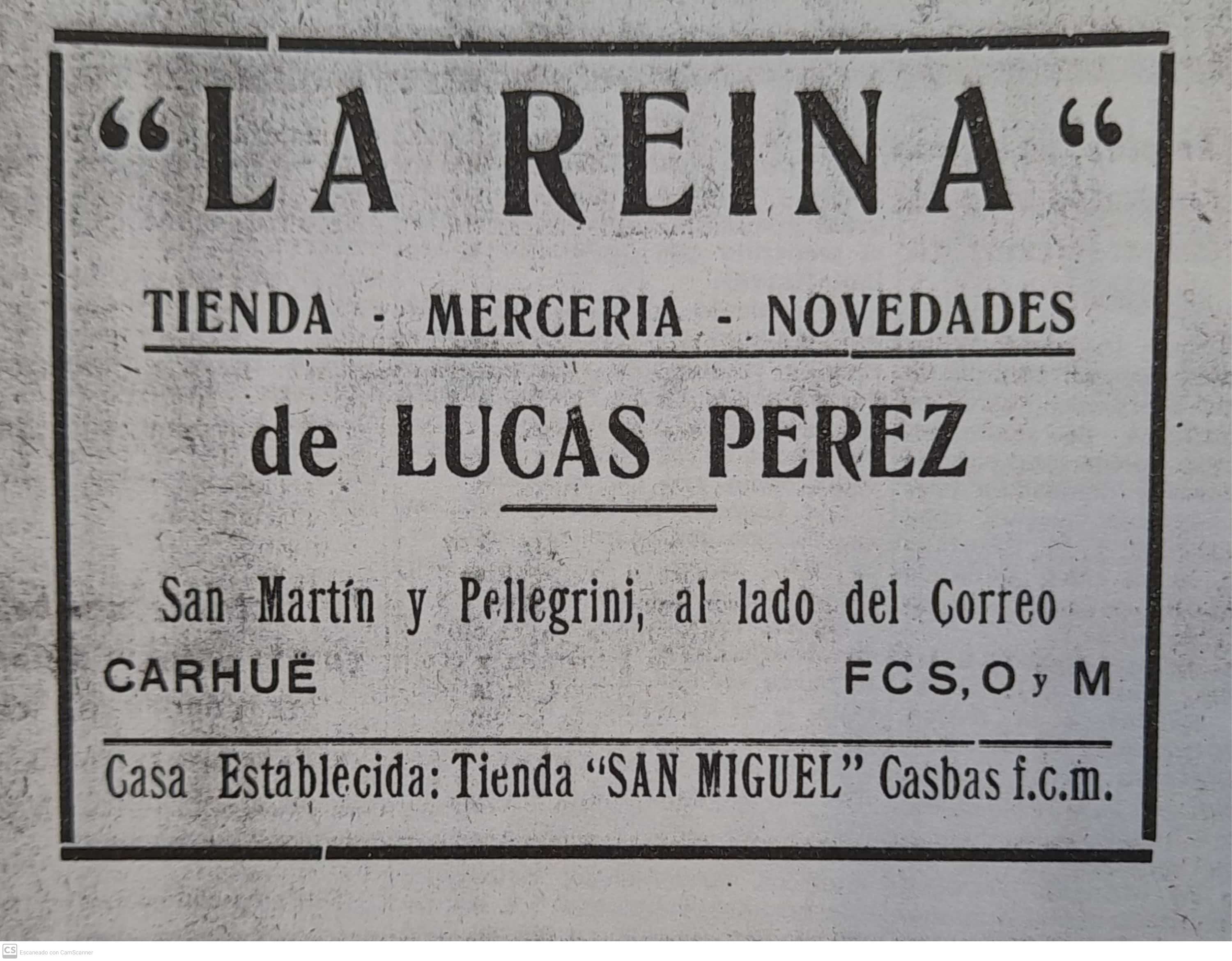 tienda la Reina carhue