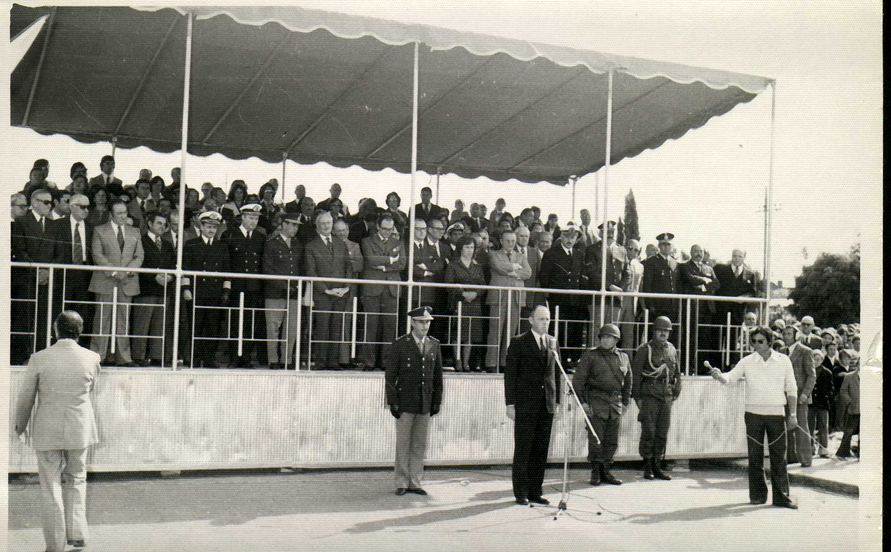 1978 Palco oficial en Bulevar Alsina 1978 CENTENARIO ALSINA MONUMENTO LEVALLE