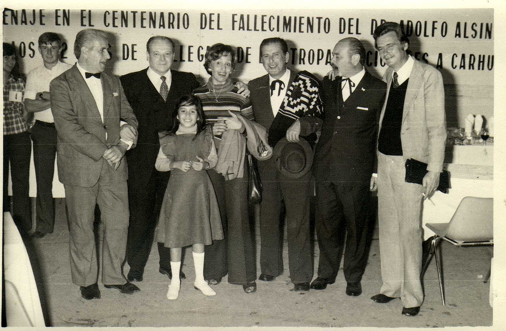 1978 Almuerzo ptes Razquin, Baez, Castelo Luro otros 1978 CENTENARIO ALSINA MONUMENTO LEVALLE