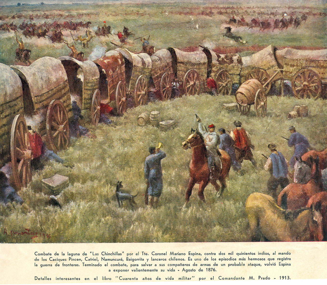 Crnl Mariano Espina Combate de la Chinchilla 1876