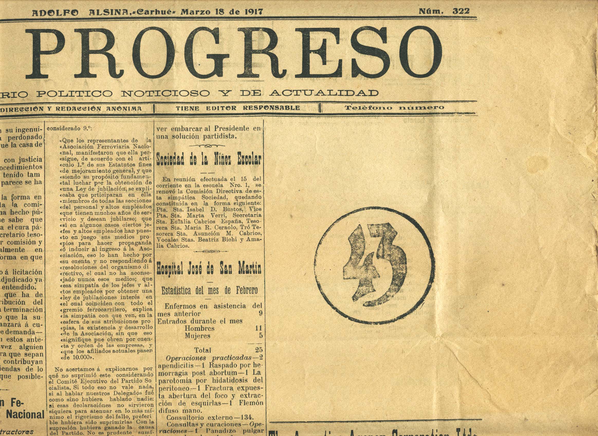 el Progreso carhue semanario manoni ponti