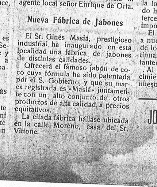 jabon Masia Epecuen