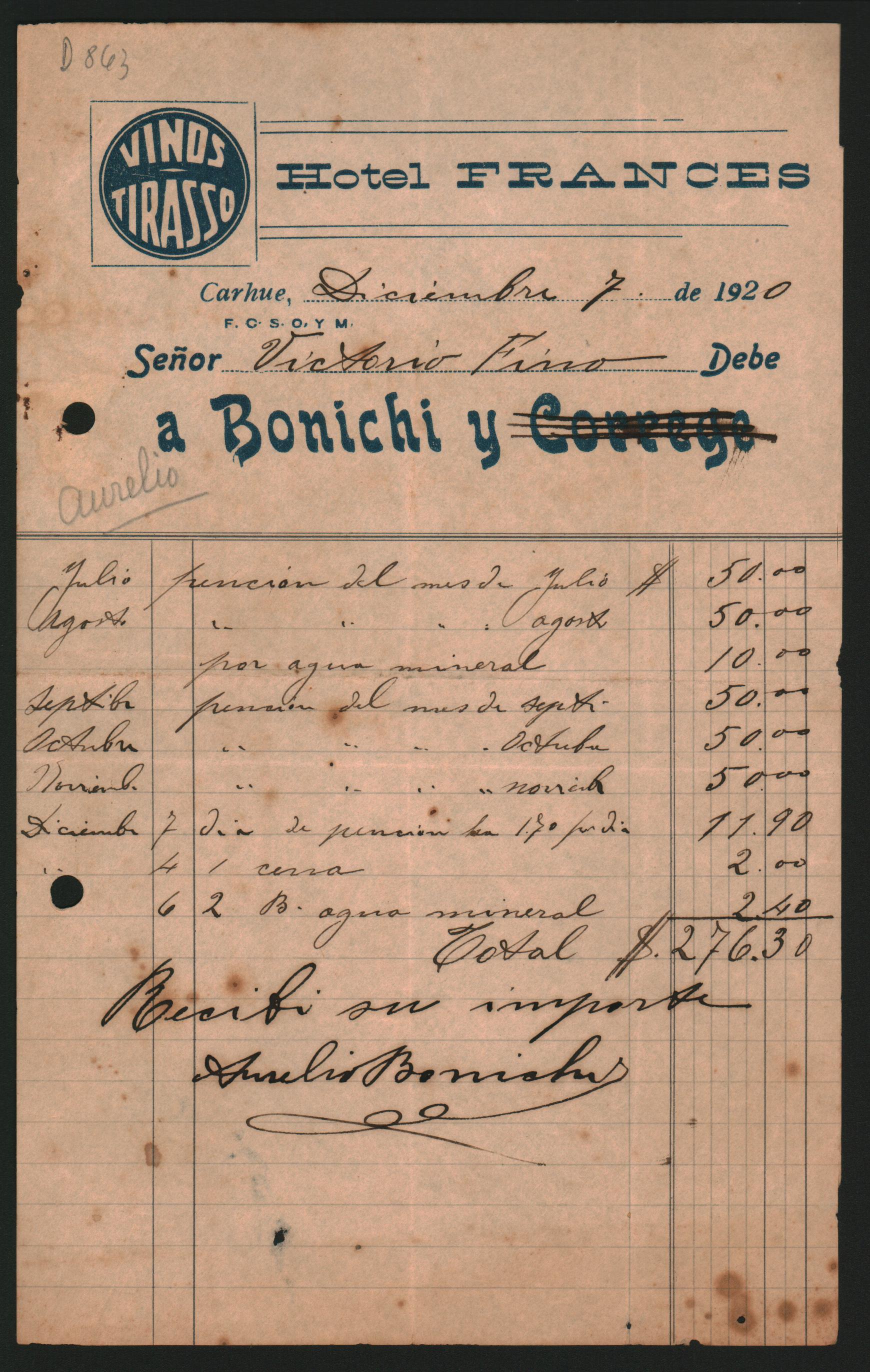 SAVONA BONICHI HOTEL CARHUE FRANCES