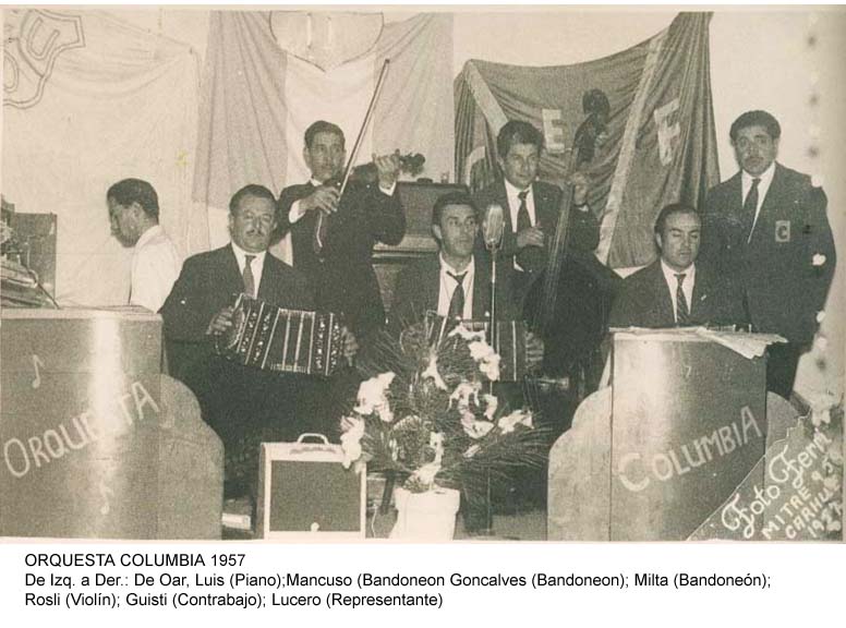 ORQUESTA COLUMBIA CARHUE ELISEO GIUSTI