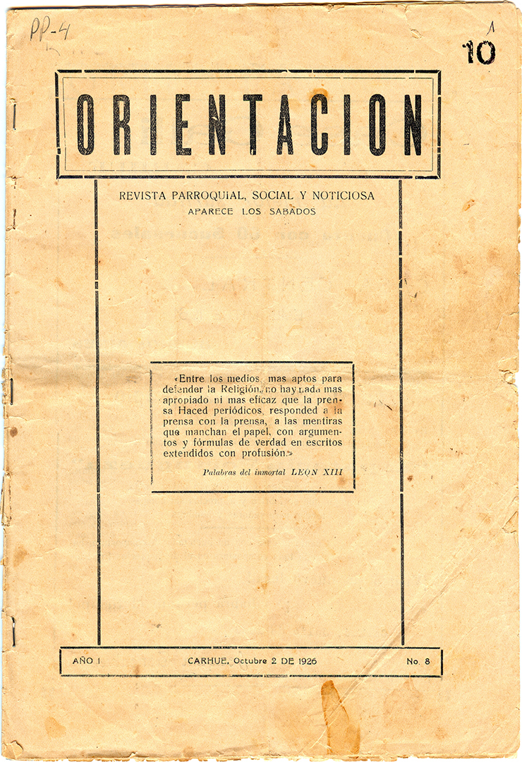 CURA RAED CARHUE REVISTA ORIENTACIÓN