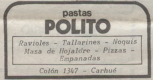 Polito Pastas Carhue