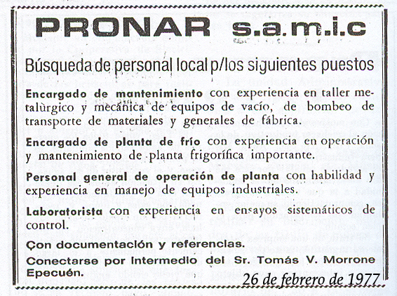 SULFATO EPECUEN PRONAR