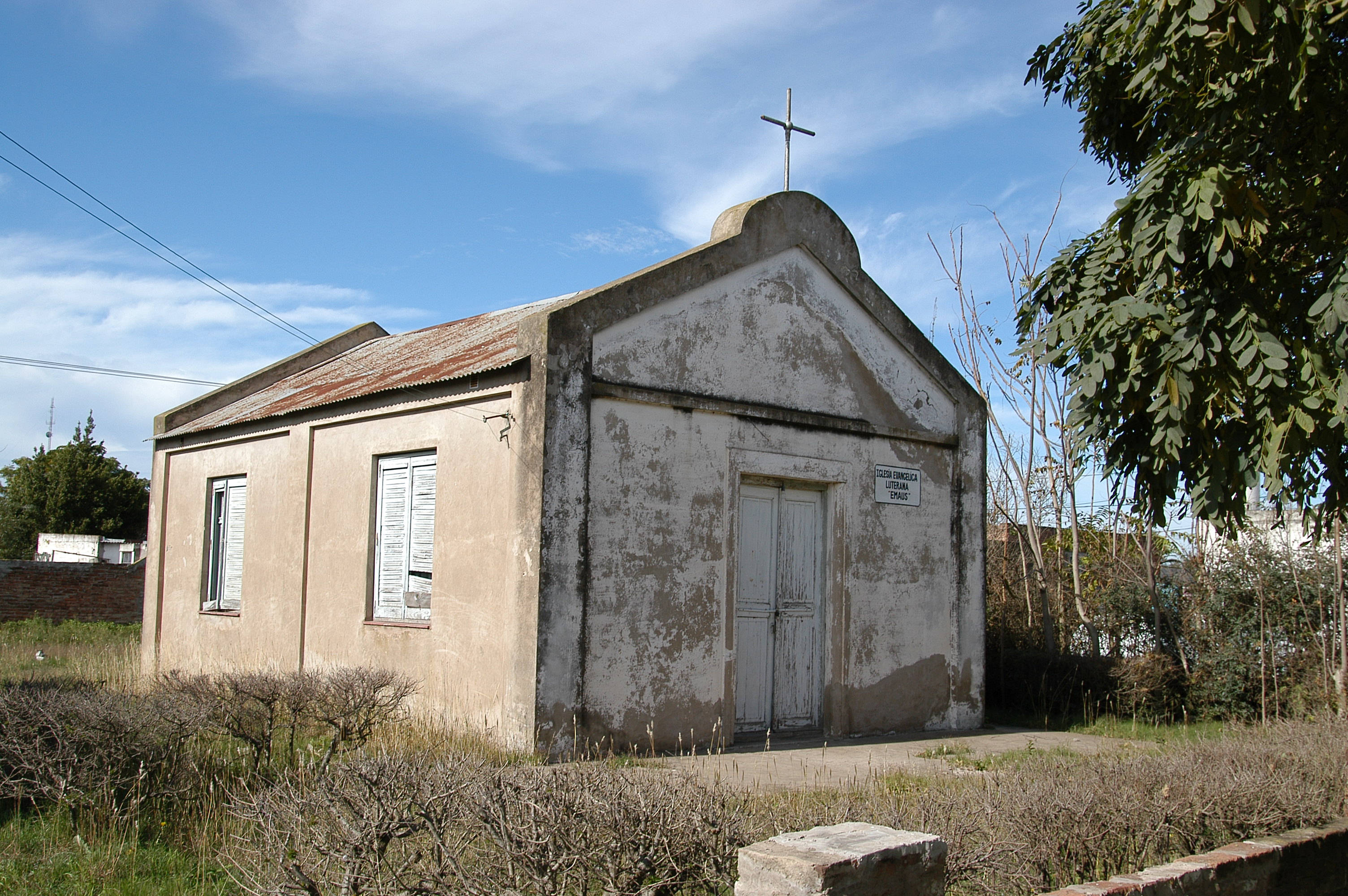 Iglesia Luterana Emaus rivera adolfo alsina