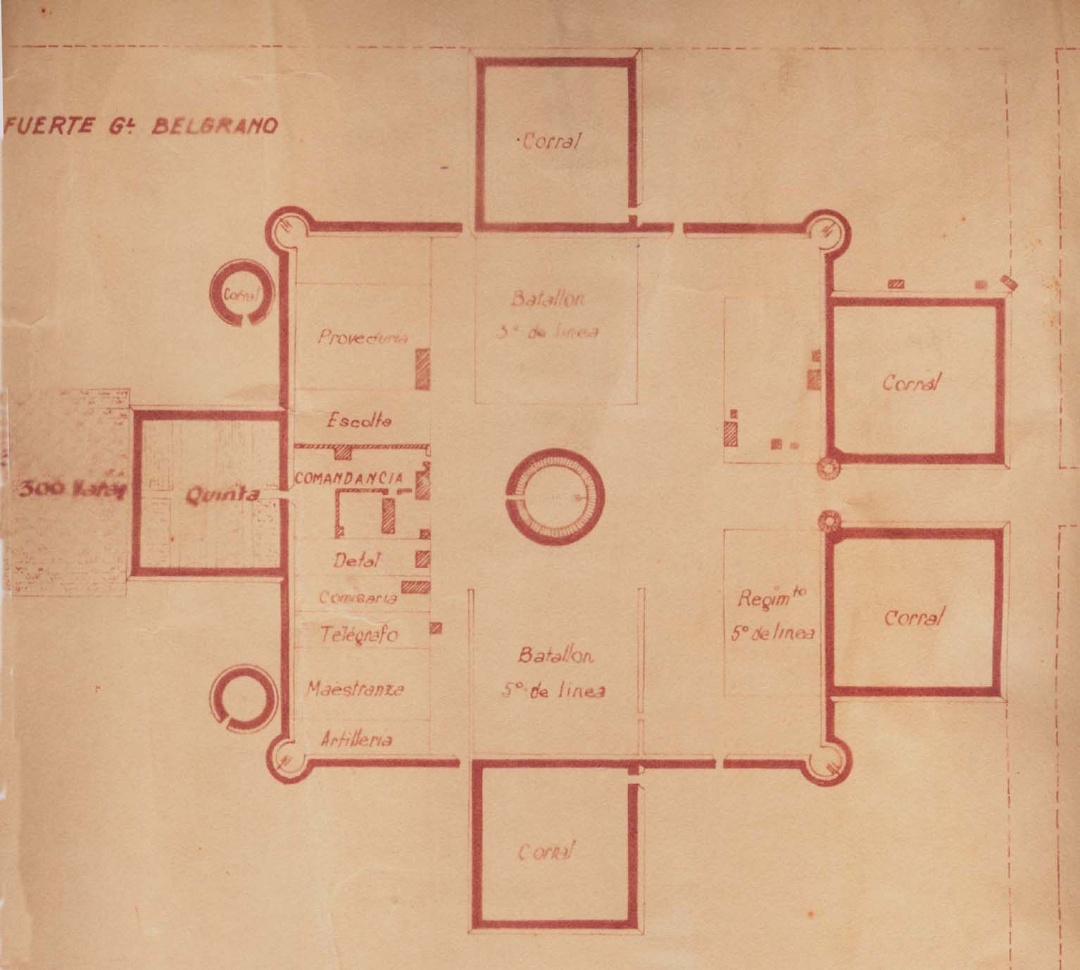 FUERTE COMANDANCIA GRAL BELGRANO CARHUE 1877