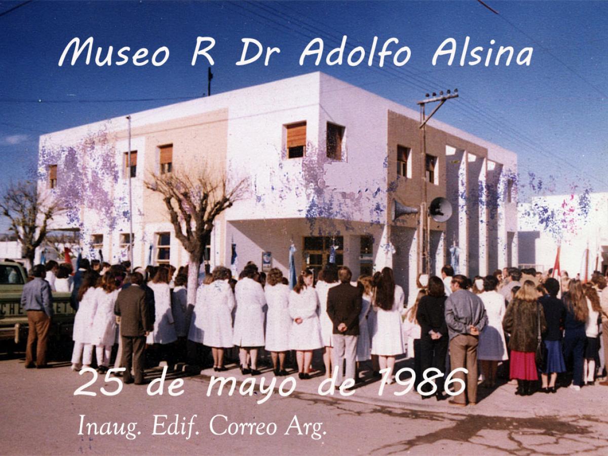 CARHUE EDIFICIO CORREO 1986 INAUGURACION