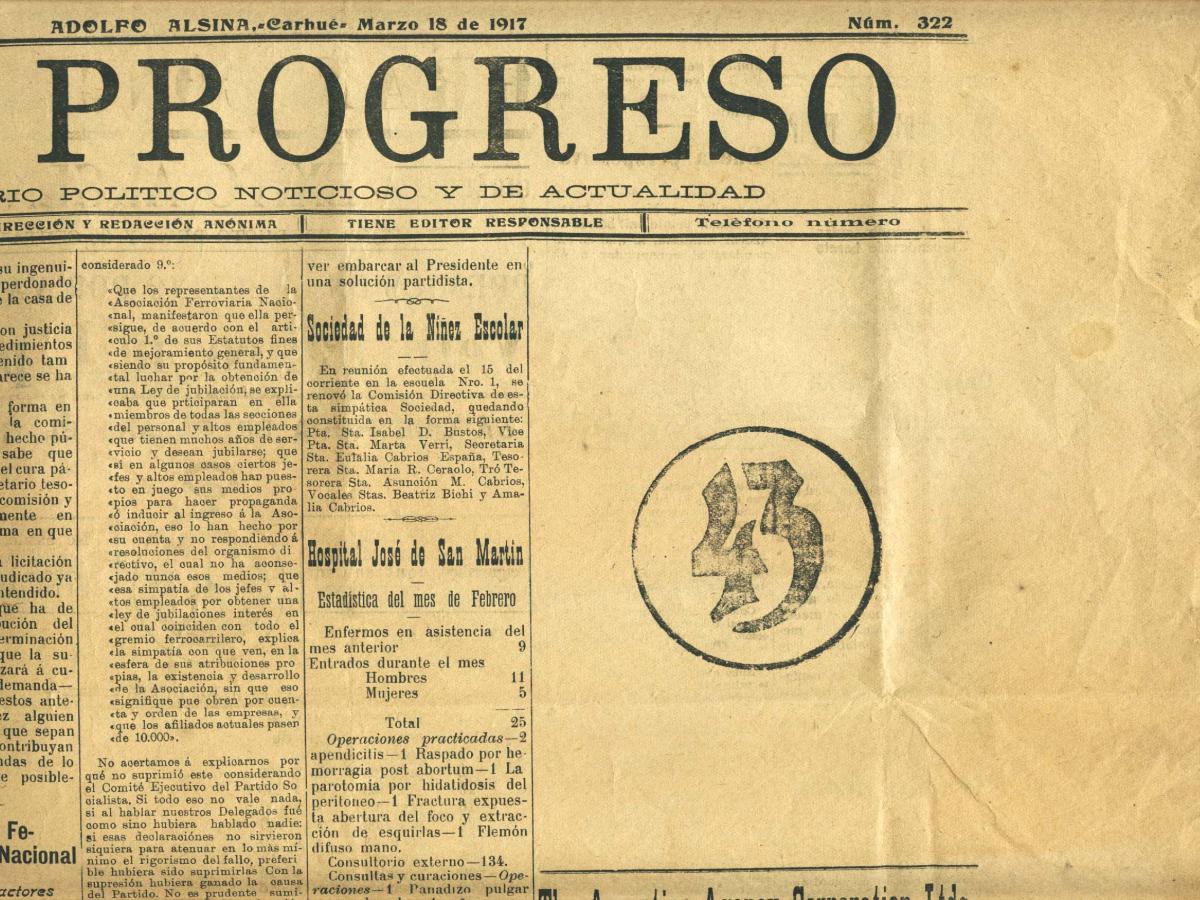 el Progreso carhue semanario manoni ponti