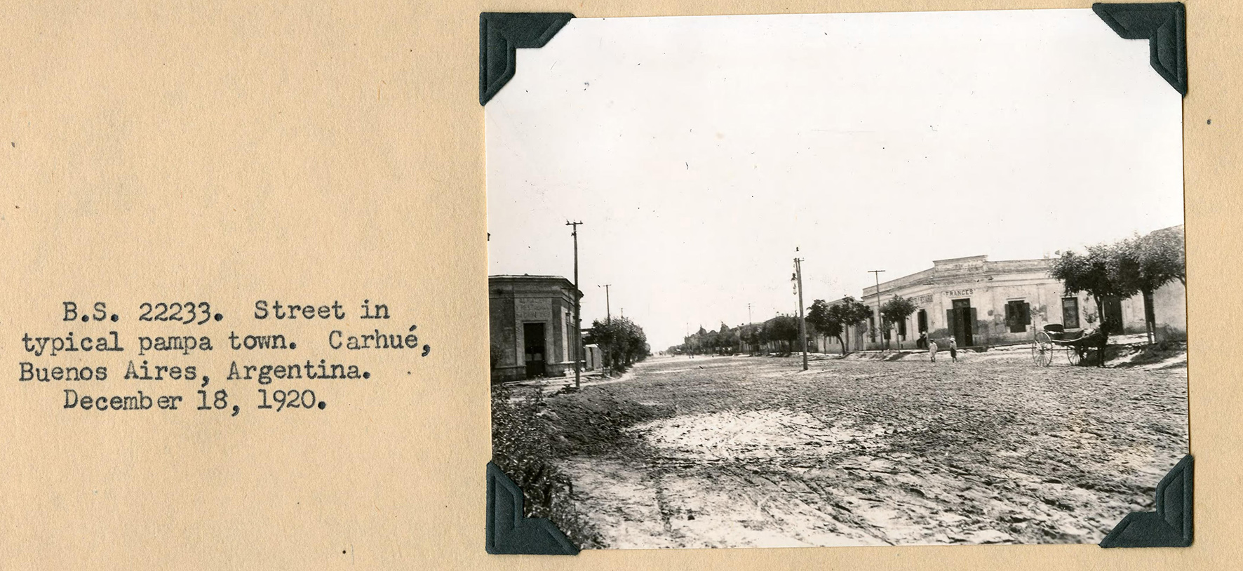 WETMORE ARGENTINA carhue 1920 